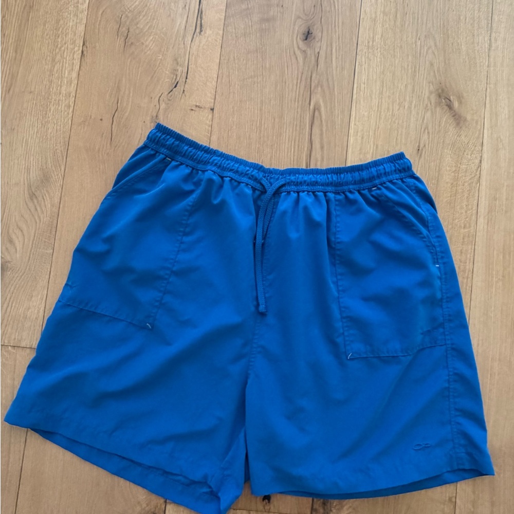 Vintage blue ocean Pacific board shorts